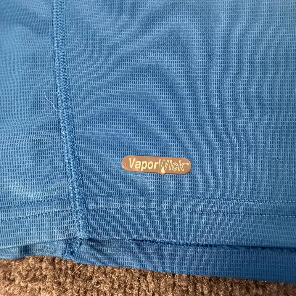 The North Face Mens VaporWick Short Sleeve‎ Athletic Shirt Blue Small S/P #811